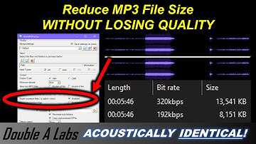 Reduce MP3 File Size Without Losing Quality