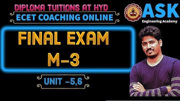 M3 FINAL EXAMS C24 DEC 2025 COMMON TO ALL DIPLOM STUDENTS SEM -3