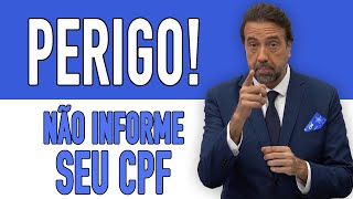 NÃO INFORME SEU CPF | JORGE LORDELLO