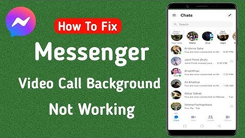 How To Fix Messenger Video Call Background Not Working (2024 New Method)
