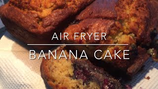 Easy Air Fryer Banana Cake #baking #bananacake