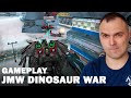 Jurassic Monster World Dinosaur War Gameplay Tyrannosaurus Tarbosaurus Basilosaurus | Cyber Sonic