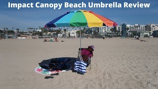 Review: The Best 8' Beach Canopy Umbrella | Impact 8 Feet Beach Umbrella