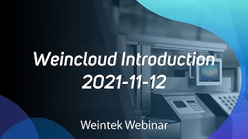 Weintek Cloud Solution 2021-11-12: Weincloud
