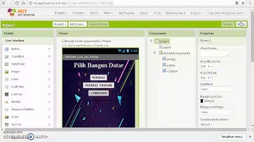 Tutorial App Inventor Aplikasi Hitung Luas dan Keliling Persegi, Persegi Panjang dan Lingkaran.