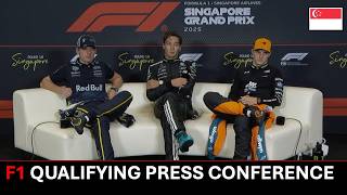 F1 Post Qualifying Press Conference Singapore Gp 2025