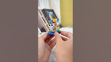 Lắp ráp thỏ mắt to từ nắp chai sữa và lego #căncứbímật