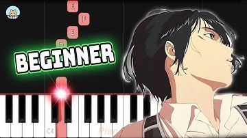 Attack on Titan Final Season Part 3 - "Under The Tree" - BEGINNER Piano Tutorial & Sheet Music