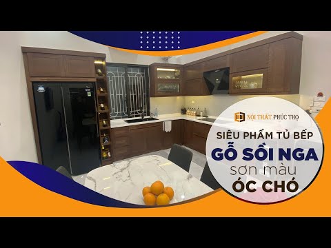 Hoàn thiện nội thất Tủ Bếp Gỗ Sồi Nga cho anh Khánh + chị Vân Anh tại Đội Cấn - Hà Nội Hoàn thiện nội thất Tủ Bếp Gỗ Sồi Nga cho anh Khánh + chị Vân Anh tại Đội Cấn - Hà Nội