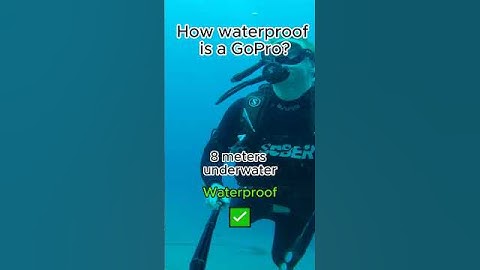 GoPro Waterproof Test
