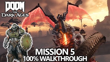 DOOM The Dark Ages - 100% Walkthrough - Mission 5 - All Secrets, Collectibles, Upgrades & Challenges