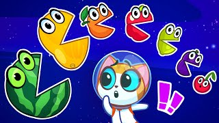 ⭐Hungry Planet Fruits 😋 Solar System Learning 🌎 Planets Sizes for Kids and Toddlers 😻Purr-Purr by Purr-Purr 104,919 views 4 weeks ago 25 minutes