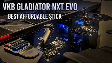De BESTE betaalbare HOTAS Dual Joystick | VKB Gladiator NXT EVO