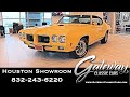 1970 Pontiac GTO Gateway Classic Cars #1469 Houston Showroom