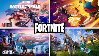 All Fortnite Cinematic Trailers in 4K | Chapter 1 to 6