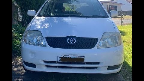 2001-07 Corolla headlight switch replacement.