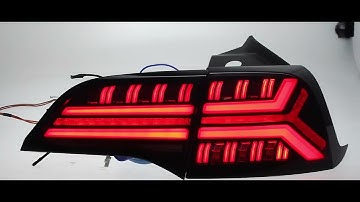 VLAND Full LED Tail Lights For Tesla Model 3 Model Y 2017-2021