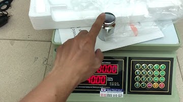 Hướng dẫn sử dụng cân điện tử tính tiền chống nước QUA 832