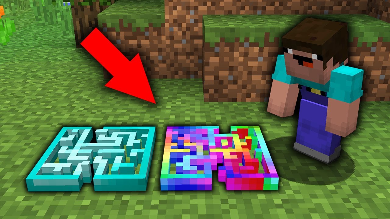 Minecraft NOOB vs PRO: WHICH SECRET MAZE WILL NOOB CHOOSE? SUPER SMALL DIAMOND MAZE vs RAINBOW MAZE