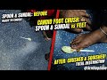Candid Food Crush: Spoon and Sundal Squished Under Feet!
