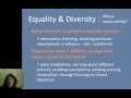 Understanding equality  diversity  benefits and responsibilities