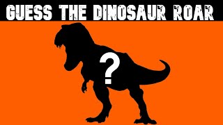 Guess The Dinosaur Roar Game 2 | 12 Dinosaur Roars Quiz | Trivia | Easy, Medium, Extreme!