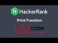 Print Function HackerRank Python Solution | CODE WITH NM