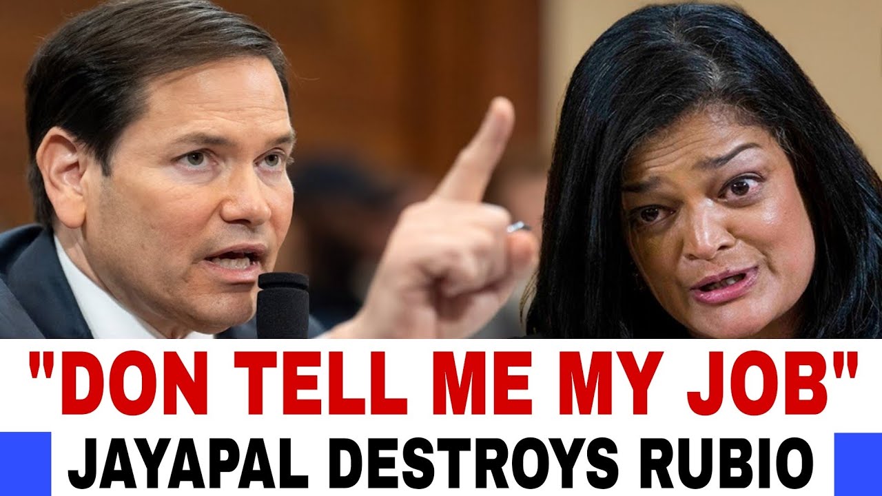 Jayapal Confronts Rubio: Is Free Speech Now a Deportation Offense?