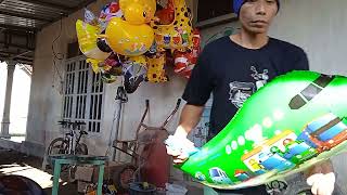 isi gas balon persiapan mlm takbiran & lebaran 50 balon