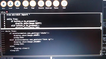 Gestures in MicroPython on the BBC micro:bit