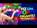 Festa Fidget Toys com Painel POPIT GIGANTE || DIY Passo a Passo com a Jamyla Topzera JFLembranças
