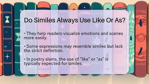 Do Similes Always Use Like Or As? - The Prose Path