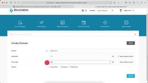 [#DirectAdmin] Hướng dẫn thêm addon domain và subdomain