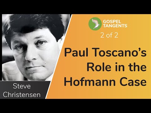 734: Paul Toscano's Role in Hofmann Case (2 of 2)