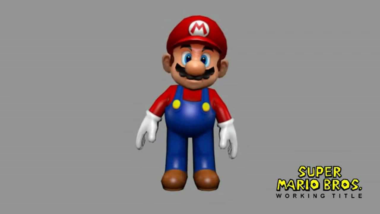 SMB. - Mario Animation Test #1 (1st 3D Video Ever!!) - YouTube