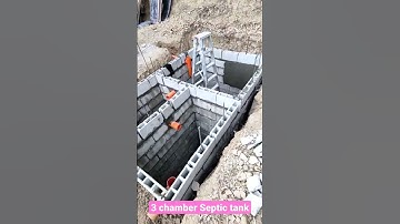 3 Chamber Septic Tank Contruction #lowbudgethouse #awesomebuilds #smallhousedesign