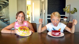 Godis vs Mat CHALLENGE Gummy vs Real Food #5