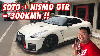 MAKAN SOTO PINGGIR JALAN NAIK NISSAN GTR NISMO , TOP SPEED 300 km/h ft RAKA HERZA