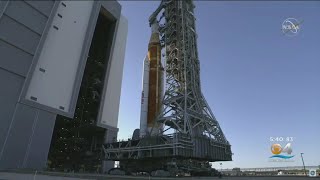 Lunar Launch Preps Underway At First Rollout Of NASA's Artemis I Moon Rocket
