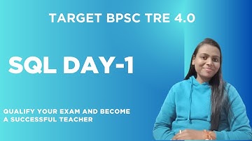 Master SQL for BPSC TRE 4.0 PGT Computer Science | Must-Know Concepts