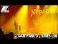 First time in Brazil with Megadeth (São Paulo/Brasília) [legendado]