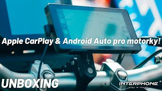 Unboxing - Interphone Displej Ridesync Apple Carplay A Android Auto Pro Motocykly.
