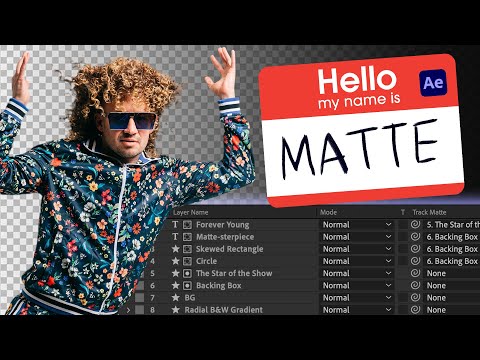 The GAME CHANGING New Track Matte System in After Effects 2023