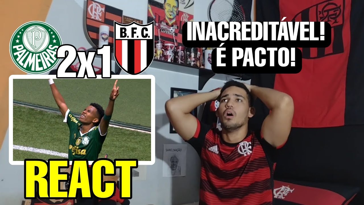 REACT PALMEIRAS 2 X 1 BOTAFOGO SP REAÇÕES RIVAIS MELHORES MOMENTOS COPA ...