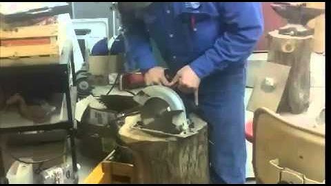 Making a wood swage impression