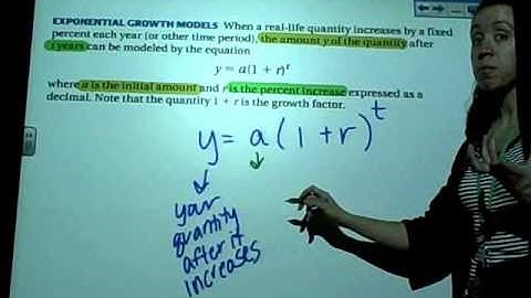 7 1 Exponential Growth Model Equation