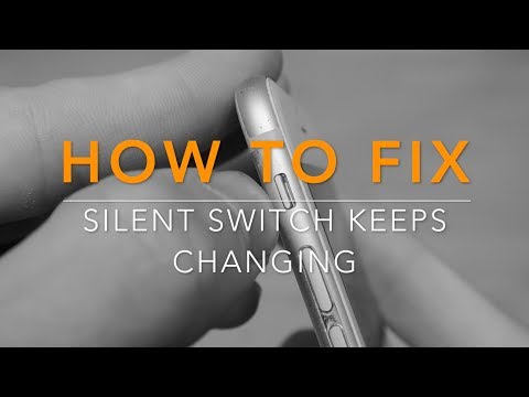 iPhone silent switch not working or keeps changing fix