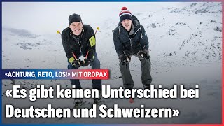 Oropax und Reto Scherrer beim Langlaufen | Achtung, Reto, los! | Folge 45