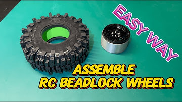 Tutorial: Assemble and Install RC BeadLock Wheels like a PRO.
