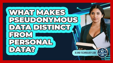 What Makes Pseudonymous Data Distinct From Personal Data?